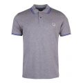 Mens Grey Tipped Reg Fit S/s Polo Shirt 24043 by PS Paul Smith from Hurleys