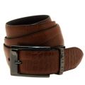 Mens Chocolate Zazza Reversible Belt 63563 by Ted Baker from Hurleys