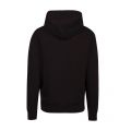 Mens Black Centered Emblem Tonal Hoodie 90384 by Versace Jeans Couture from Hurleys