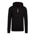 Mens Black Dondy213 Hooded Sweat Top 88354 by HUGO from Hurleys