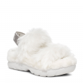 Womens White Fluff Sugar Sandal Slippers 85161 by UGG from Hurleys