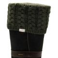 Womens Olive Trinity Knitted Socks 67051 by Dubarry from Hurleys