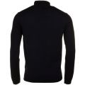 Mens Black Gosforth Roll Neck Knitted Jumper 63657 by Farah from Hurleys
