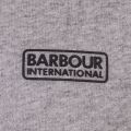 Mens Light Grey Marl Small Logo Crew Sweat Top 64683 by Barbour International from Hurleys