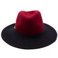 Womens Grape Febee Wool Fedora Hat