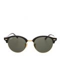 Mens Black & Green RB4246 Clubround Sunglasses 9683 by Ray-Ban from Hurleys
