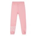 Girls Mid Pink Cosmic Logo Sweat Pants 30770 by Kenzo from Hurleys