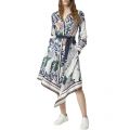 Womens Navy Multi Asha Mix Drape Shirt Dress 53964 by French Connection from Hurleys