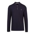Mens Navy Recline L/s Polo Shirt 53075 by Ted Baker from Hurleys