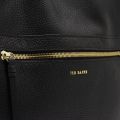 Womens Black Cafrin Zip Detail Hobo Bag 89312 by Ted Baker from Hurleys
