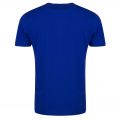 Mens Blue Logo Badge Slim S/s T Shirt 21450 by Love Moschino from Hurleys
