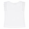 Girls White Enjoy Daisy Tank Top 58288 by Mayoral from Hurleys