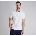 Mens White Shift S/s Polo Shirt 42454 by Barbour International from Hurleys