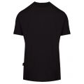 Anglomania Mens Black Boxy Small Embroidered Logo S/s T Shirt 36373 by Vivienne Westwood from Hurleys