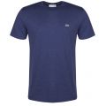Mens Navy Chine Basic Regular Fit S/s T Shirt 23309 by Lacoste from Hurleys