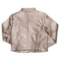 Girls Champagne Metallic PU Jacket 12845 by Mayoral from Hurleys