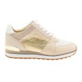 Womens Pink & Pale Gold Billie Trainers 8366 by Michael Kors from Hurleys
