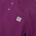 Casual Mens Purple Passerby L/s Polo Shirt 34437 by BOSS from Hurleys