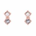Womens Rose Gold Eliora Princess Sparkle Studs 32986 by Ted Baker from Hurleys