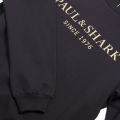 Mens Black Gold Logo Crew Sweat Top 32853 by Paul And Shark from Hurleys