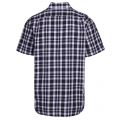 Mens Navy/Blue Multi Check Regular Fit S/s Shirt 38519 by Lacoste from Hurleys