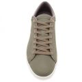 Mens Dark Grey Straightset Croc Trainers 19276 by Lacoste from Hurleys