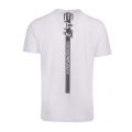 Mens White Back Print S/s T Shirt 85066 by EA7 from Hurleys