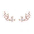 Womens Rose Gold Amma Earrings 24722 by Vivienne Westwood from Hurleys