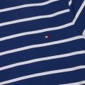 Mens Blue/White Basic Logo Stripe Slim Fit T Shirt 39131 by Tommy Hilfiger from Hurleys