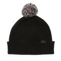 Black Colour Pom Beanie Hat 52512 by PS Paul Smith from Hurleys