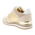 Womens Pink & Pale Gold Billie Trainers 8368 by Michael Kors from Hurleys