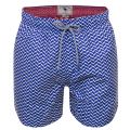 Mens Blue Caven Geo Swim Shorts 23763 by Ted Baker from Hurleys