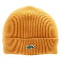 Mens Orange Knitted Roll Back Hat 48730 by Lacoste from Hurleys