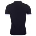 Mens Navy Bomber Collar Pique S/s Polo Shirt 71454 by Fred Perry from Hurleys