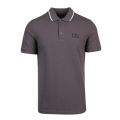 Mens Asphalt Train Core ID Stretch S/s Polo Shirt 48277 by EA7 from Hurleys