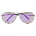 Womens Silver & Purple Mirror Kendall Sunglasses 51956 by Michael Kors Sunglasses from Hurleys