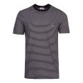 Mens Black Small Stripe Small Logo S/s T Shirt 56165 by Calvin Klein from Hurleys
