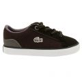 Infant Black & Dark Grey Lerond Trainers (4-9) 14319 by Lacoste from Hurleys