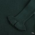 Girls Green Ribbed Frill Polo Neck Top 48494 by Mayoral from Hurleys