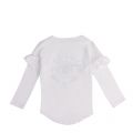 Junior Optic White Gemma Icon Eye L/s T Shirt 45832 by Kenzo from Hurleys