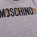 Baby Grey Melange Hidden Toy Logo S/s T Shirt 58521 by Moschino from Hurleys