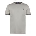 Mens Washing Khaki Twin Tipped S/s T Shirt 27598 by Fred Perry from Hurleys