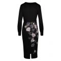 Womens Black Alithea Opal Midi Dress 50720 by Ted Baker from Hurleys