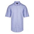 Mens Light Blue Vody Regular Fit S/s Shirt 36846 by HUGO from Hurleys