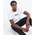 Mens White Formula S/s T Shirt 107355 by Barbour International from Hurleys