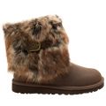 Kids Chocolate Ellee Leather Boots (9-5) 67540 by UGG from Hurleys