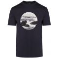 Mens Navy Circle Surf Regular Fit S/s T Shirt 35744 by PS Paul Smith from Hurleys