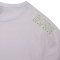Athleisure Mens White Tee Small Logo S/s T Shirt 83383 by BOSS from Hurleys