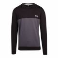 Mens Black Branded Poly Sweat Top 74407 by BOSS from Hurleys