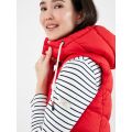 Womens Red Corsham Padded Hooded Gilet 105384 by Joules from Hurleys